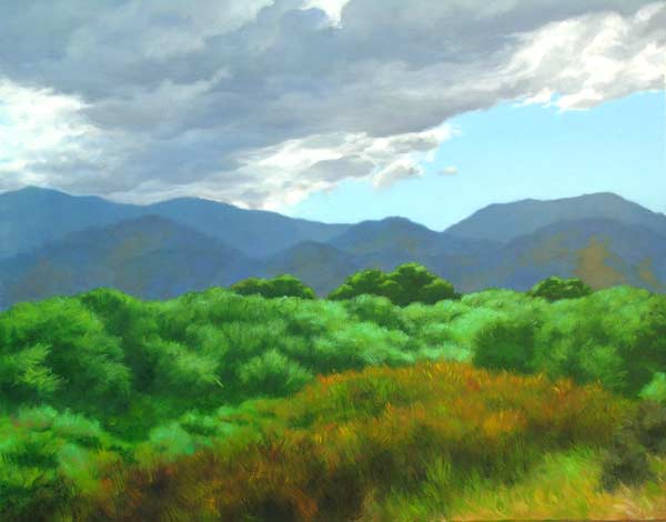 Sierra Nevadas oil painting 24 x 36