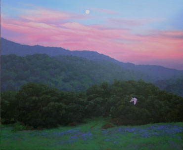 Rosy Twilight with Egret