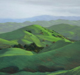 Hills Near Livermore, 21 x 27, pastel on paper